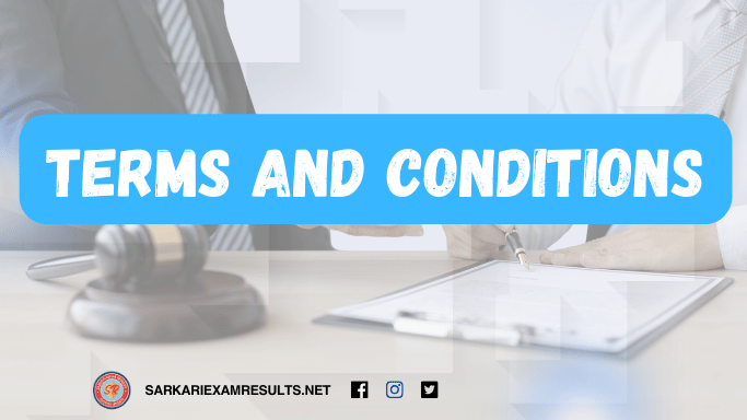 Terms and Conditions