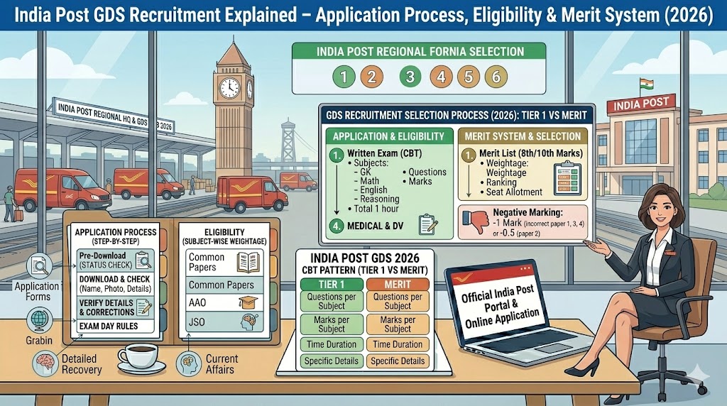 India Post GDS Recruitment Explained – Application Process, Eligibility & Merit System (2026)