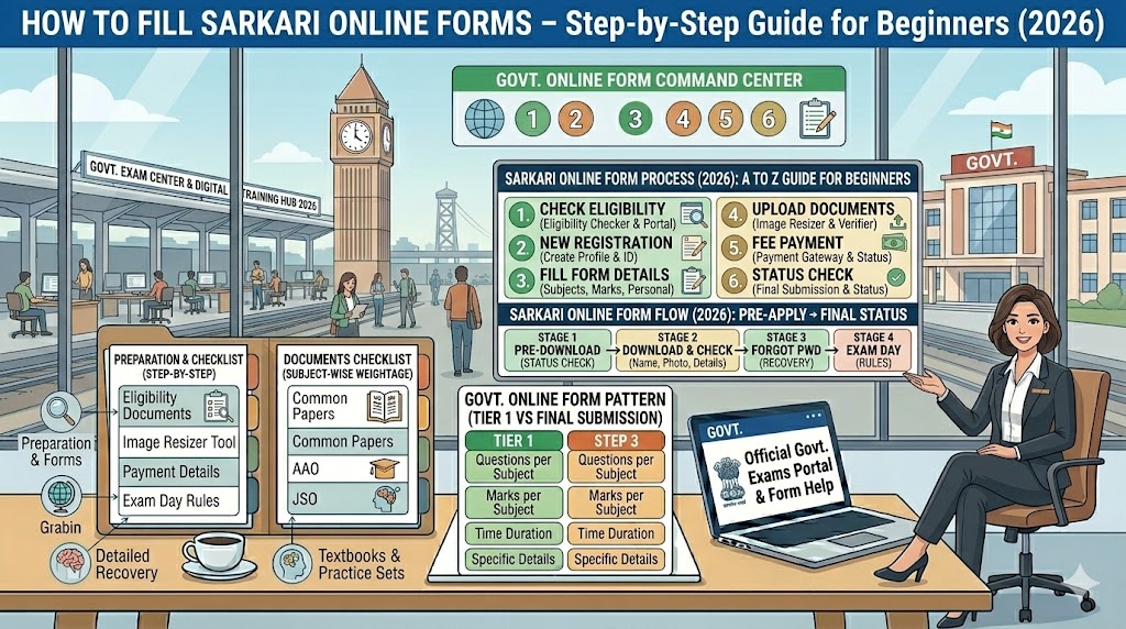 How to Fill Sarkari Online Forms – Step-by-Step Guide for Beginners (2026)